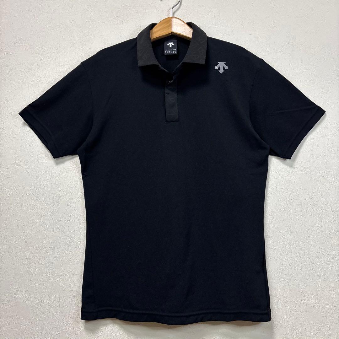 デサント ゴルフ ポロ シャツ ブラック tシャツ トップス カットソー 半袖