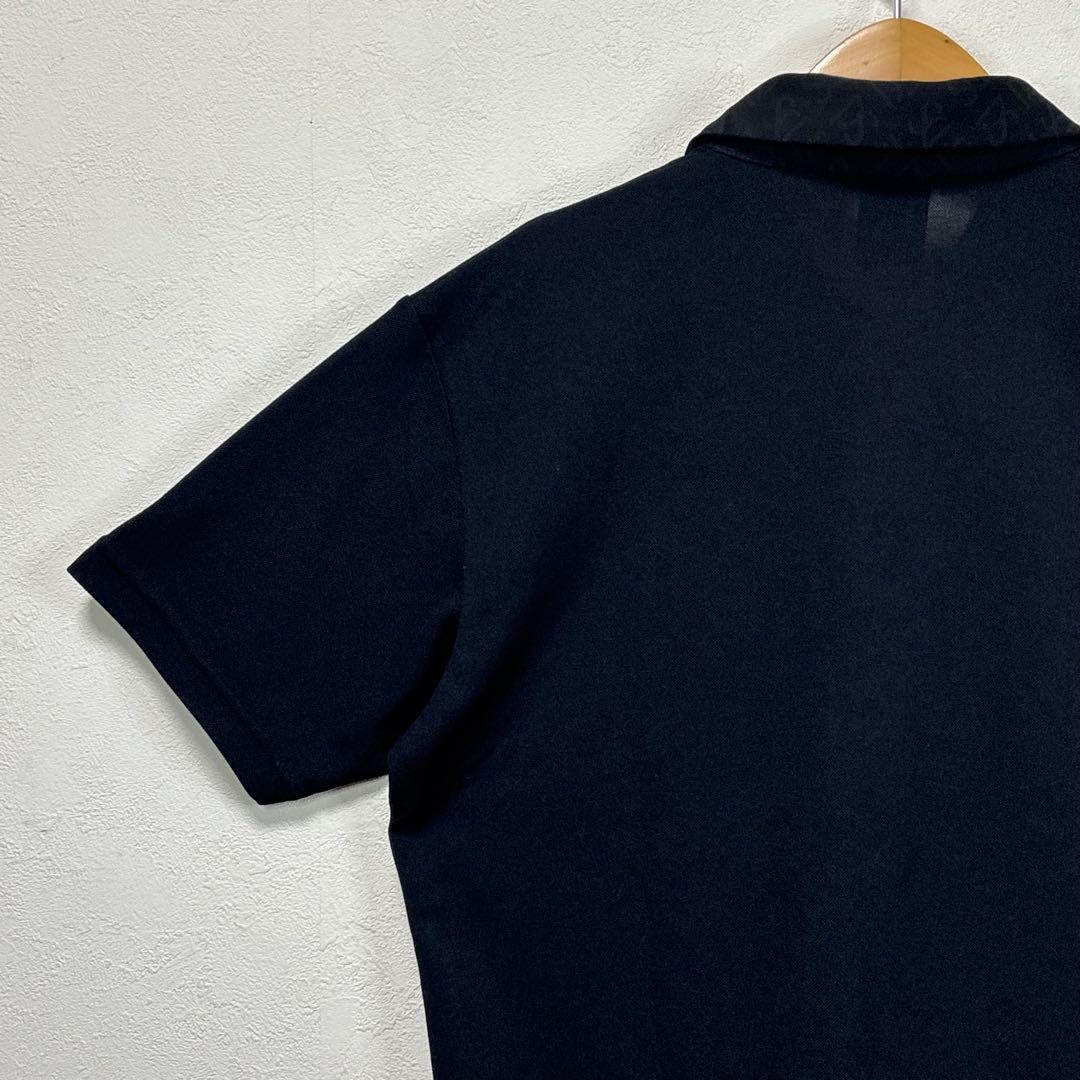 デサント ゴルフ ポロ シャツ ブラック tシャツ トップス カットソー 半袖