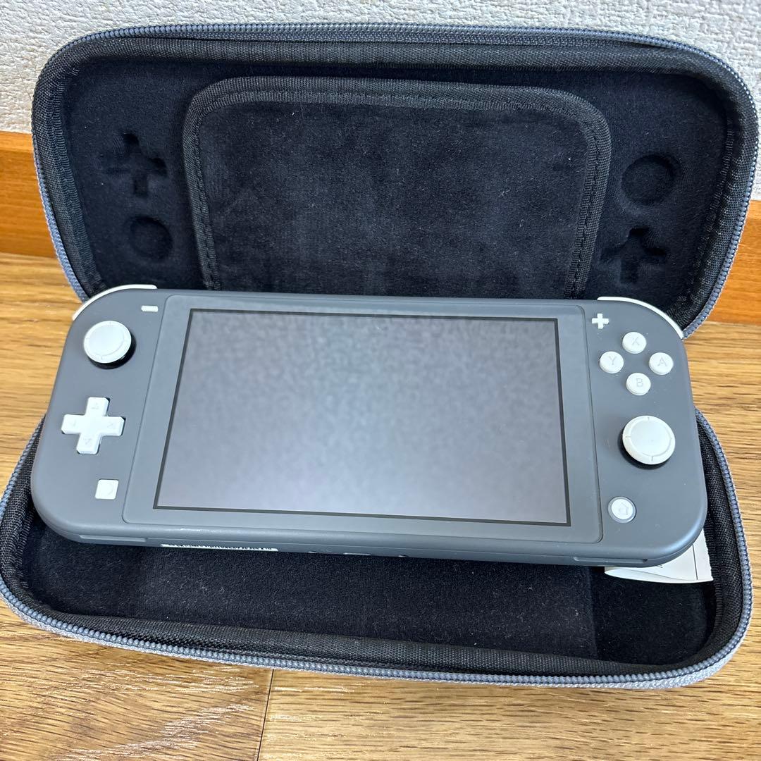 Nintendo Switch Lite グレー ケース・ゼルダゲーム2本付き