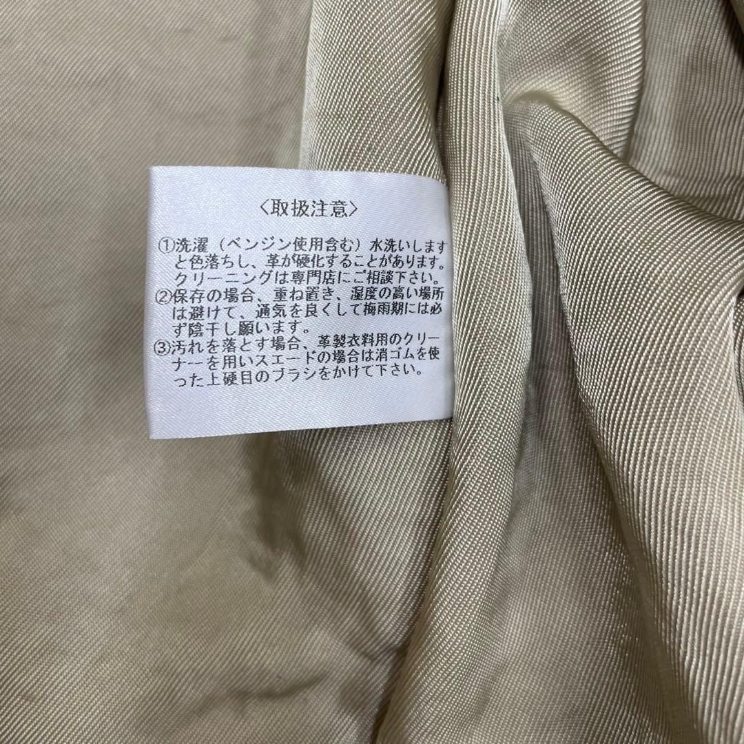 サイズ38 天神ワークス TENJIN JS02TN レザージャケット キャメル
