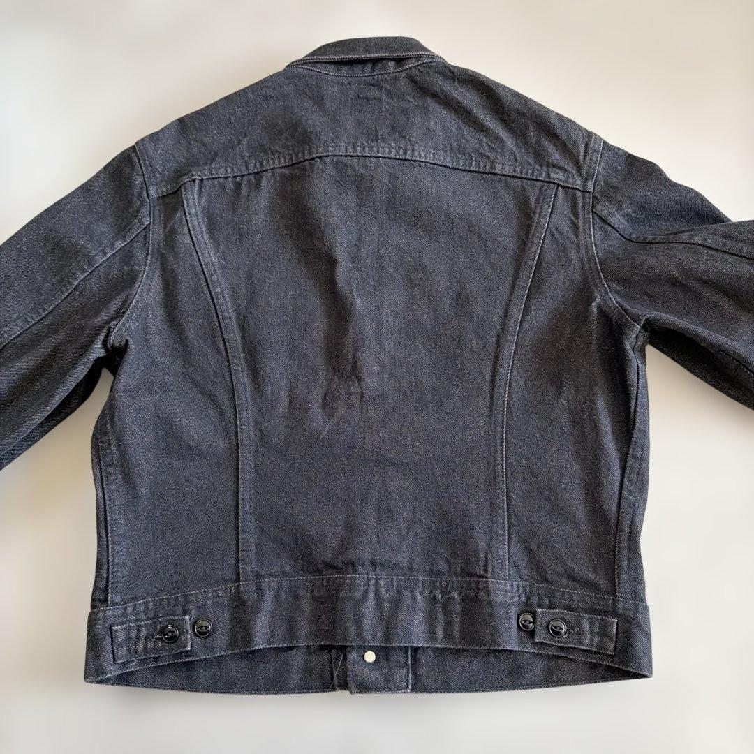 み*み様 激レア 80s LEE 220 ブラック 先染め USA製 levi'