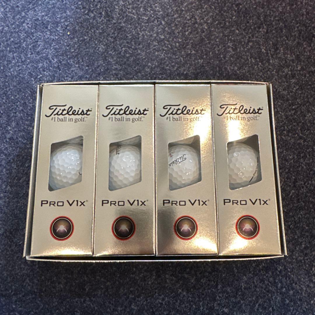 2025 Titleist Pro V1x ゴルフボール 1ダース