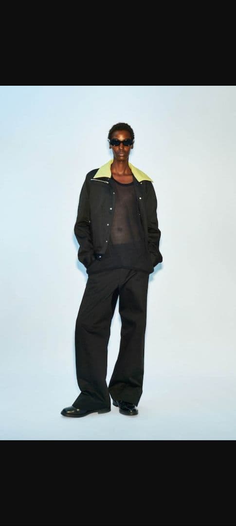 44 YUKI HASHIMOTO TWISTED WORK PANTS 黒