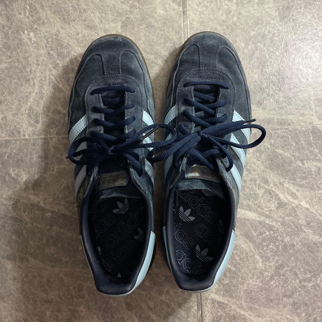 adidas HANDBALL SPEZIAL 紺×水色　サンバ