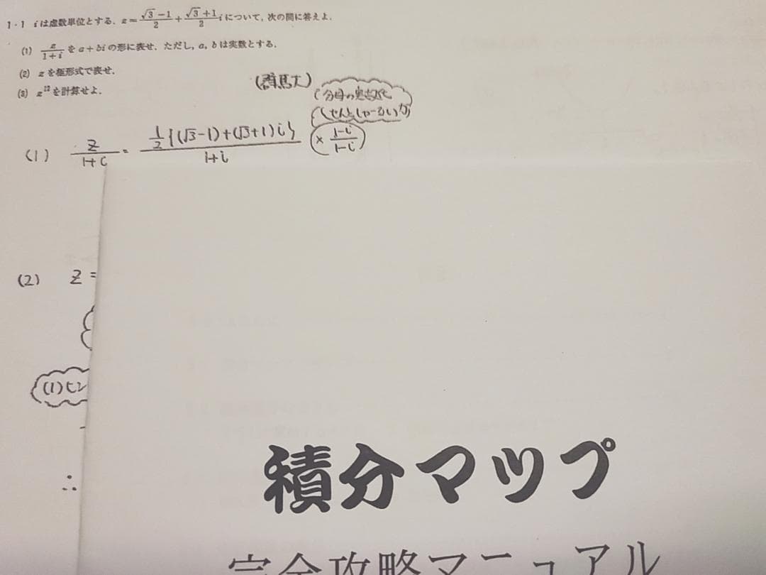 河合塾の池谷先生による数Ⅲ必勝チェックプリントセット　鉄緑会　駿台　数学