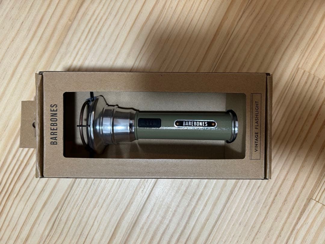 BAREBONES VINTAGE FLASHLIGHT オリーブ 2個セット