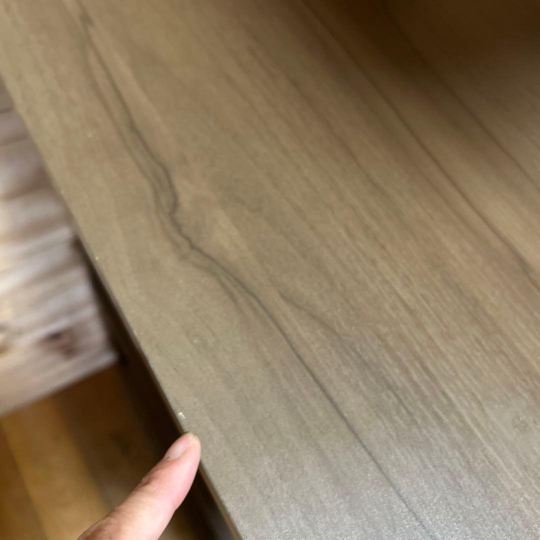 ニトリ レンジ台 ブラウン 上棚セット キッチンラック