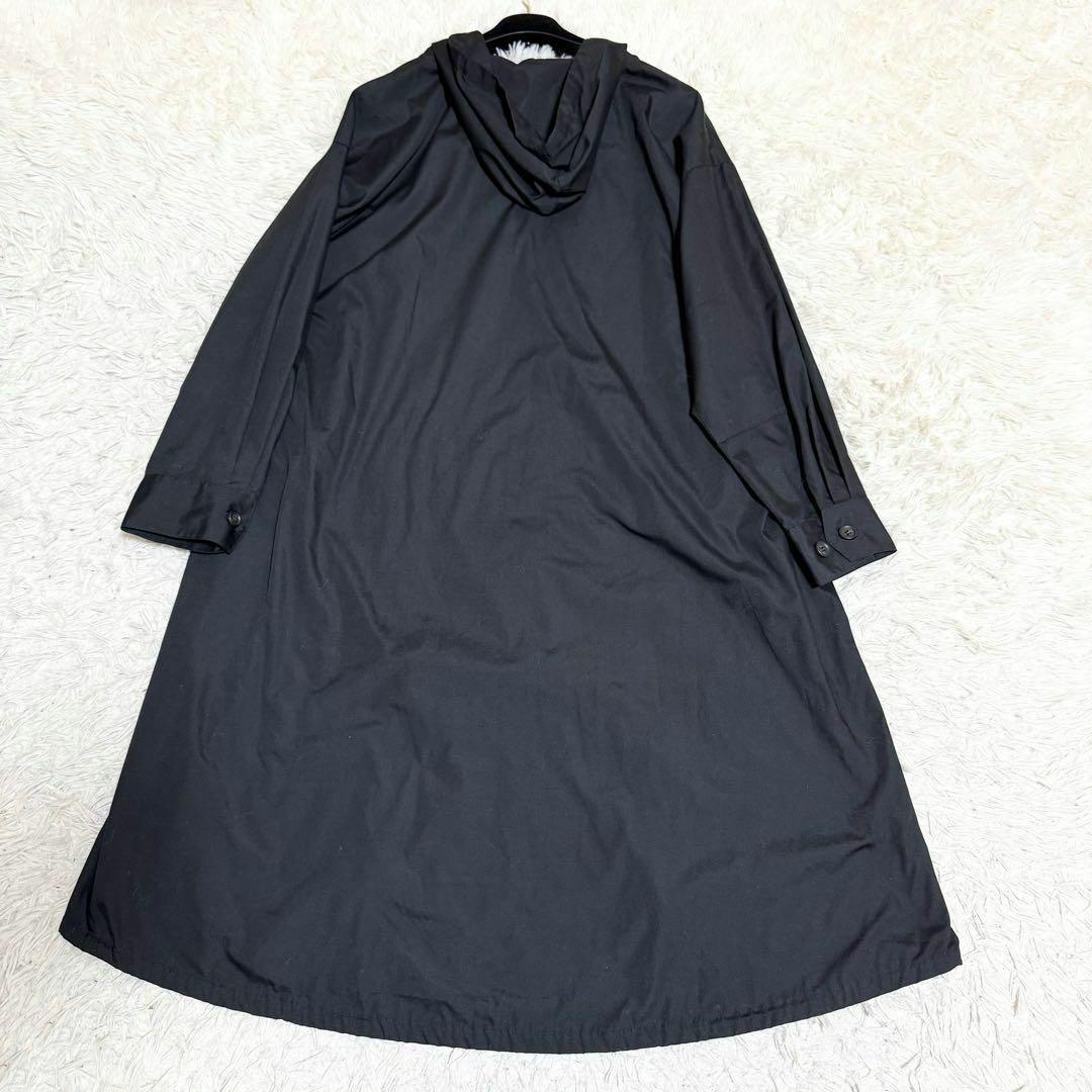 大きい/美品✨mizuiroind ミズイロインド ワンピース フード ロング