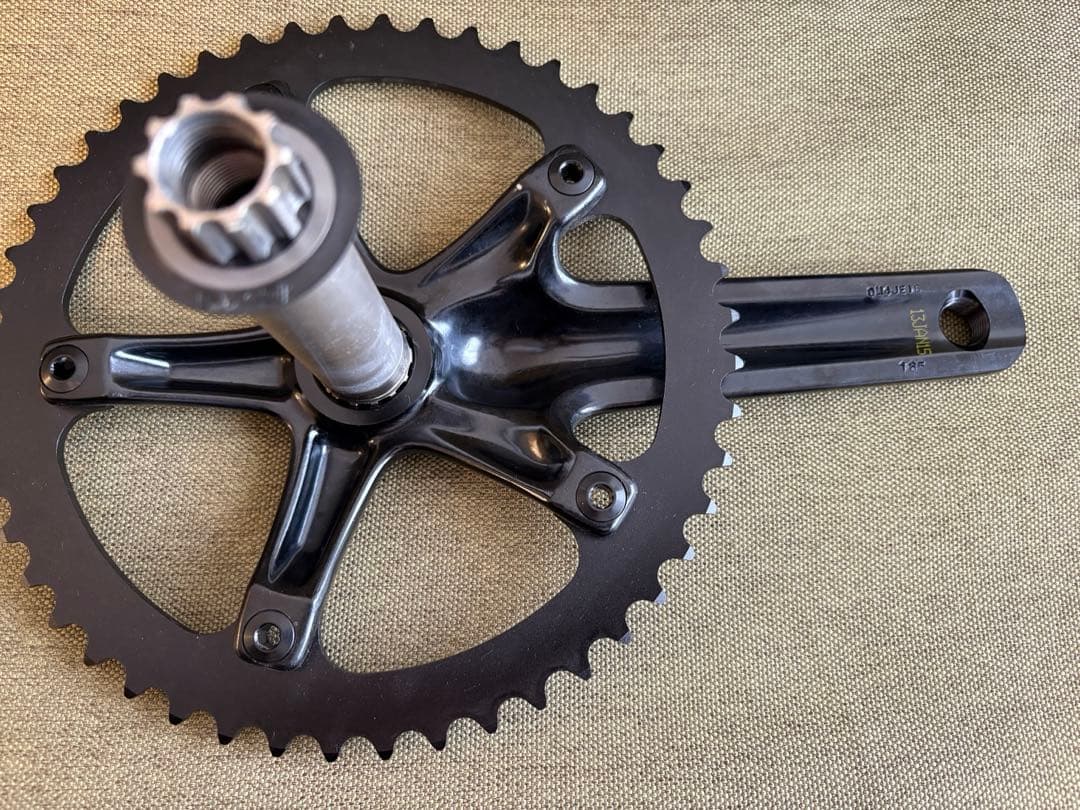 SRAM OMNIUM 165mm クランク 50T チェーンリング　ピスト