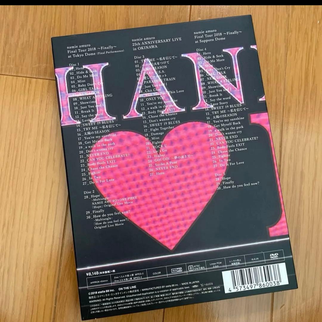 HAN Finally DVD 安室奈美恵 ポスター付き