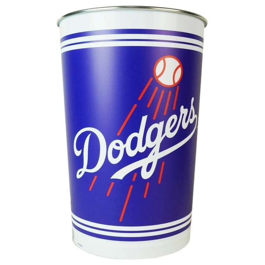 新品MLB公式ロサンゼルスドジャーストラッシュ缶ゴミ箱dodgers大谷翔平