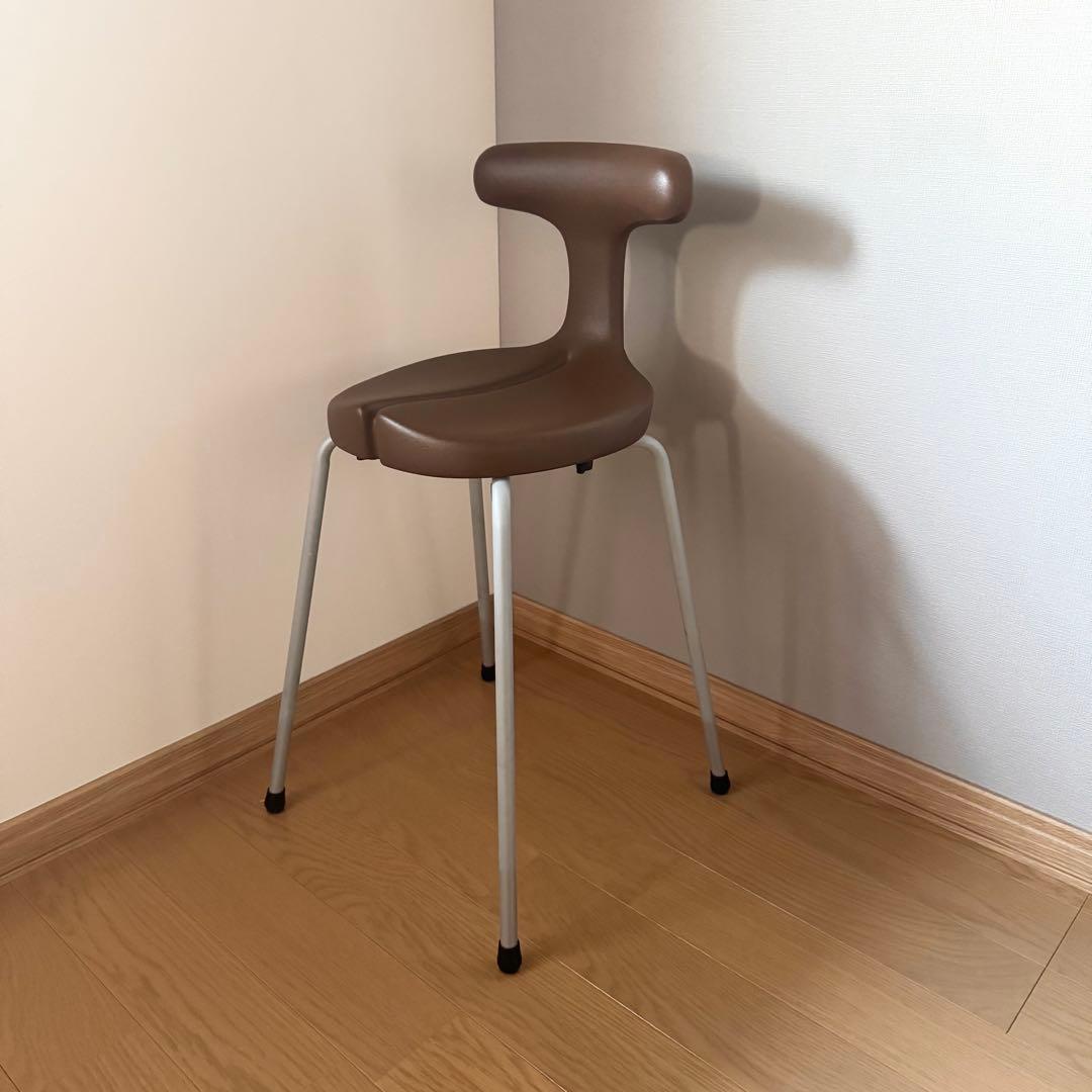 美品 アーユルチェア スツールタイプ Mサイズ 座面高49㎝ ブラウン