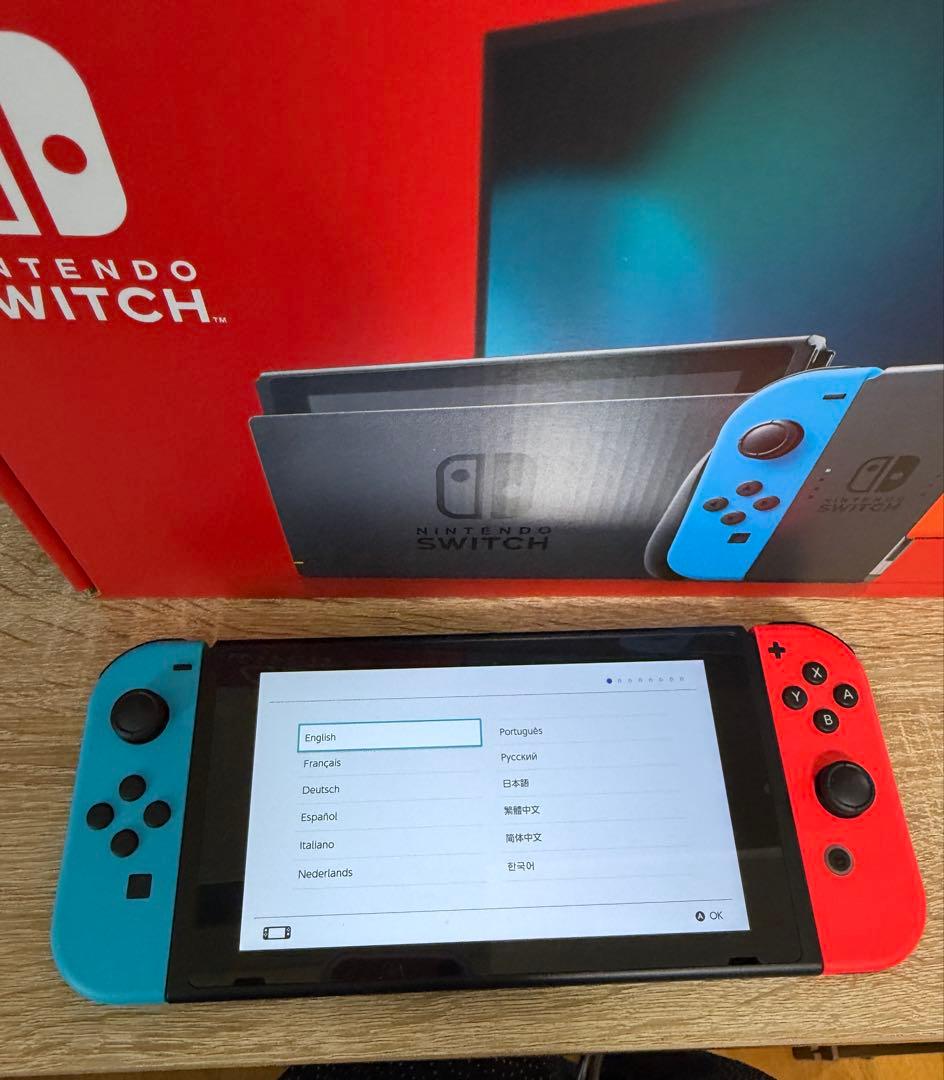Nintendo Switch 本体 青/赤 Joy-Con付　バッテリー強化版