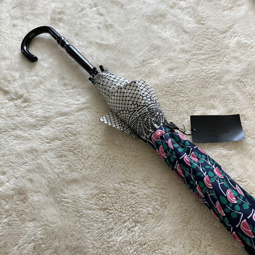 新品未使用品 ANNA SUI 長傘 パゴダ傘 バラ　ローズ 女っぽ レース