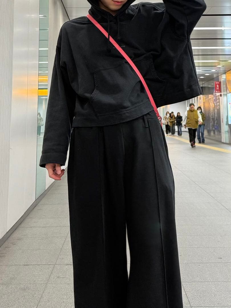Acne studiosアクネストゥディオズ パーカー ブラック S