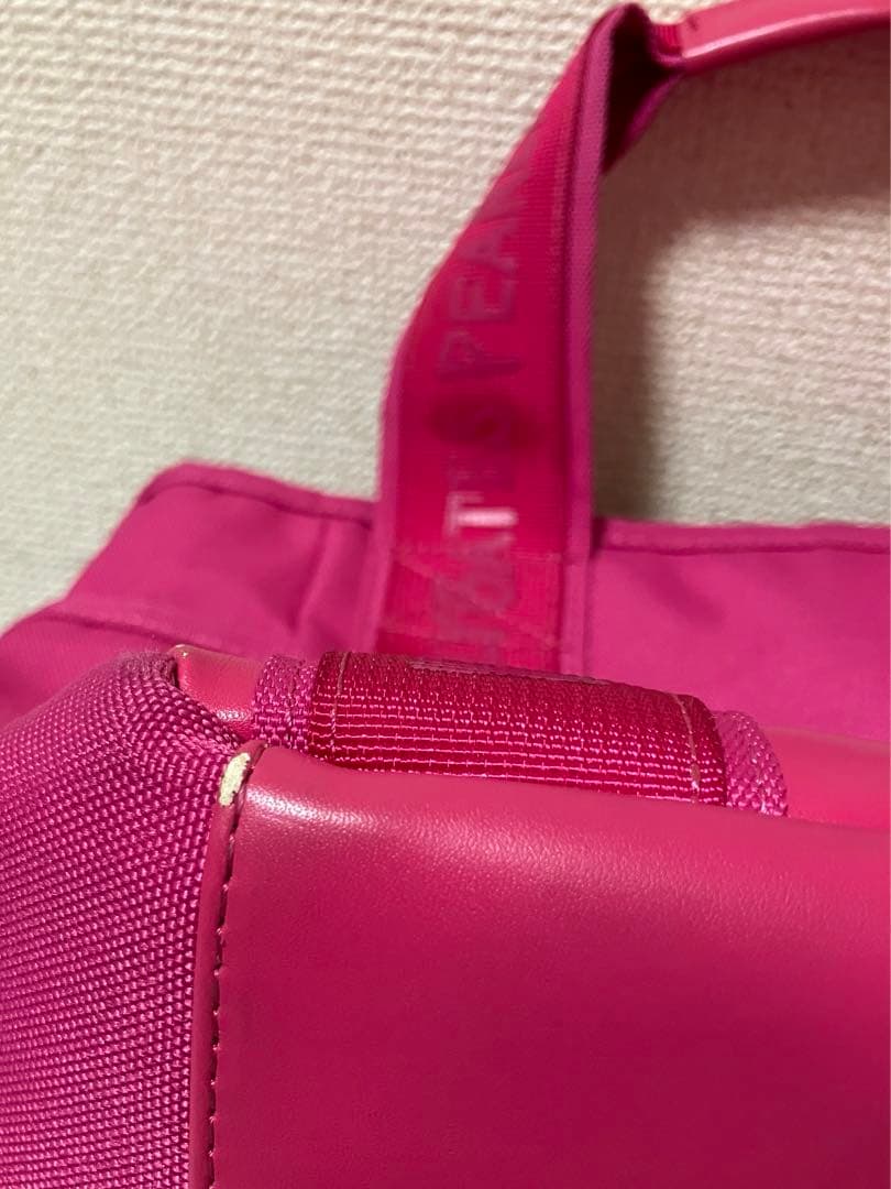 PEARLY GATES ペイントロゴ　カートバッグ　ピンク