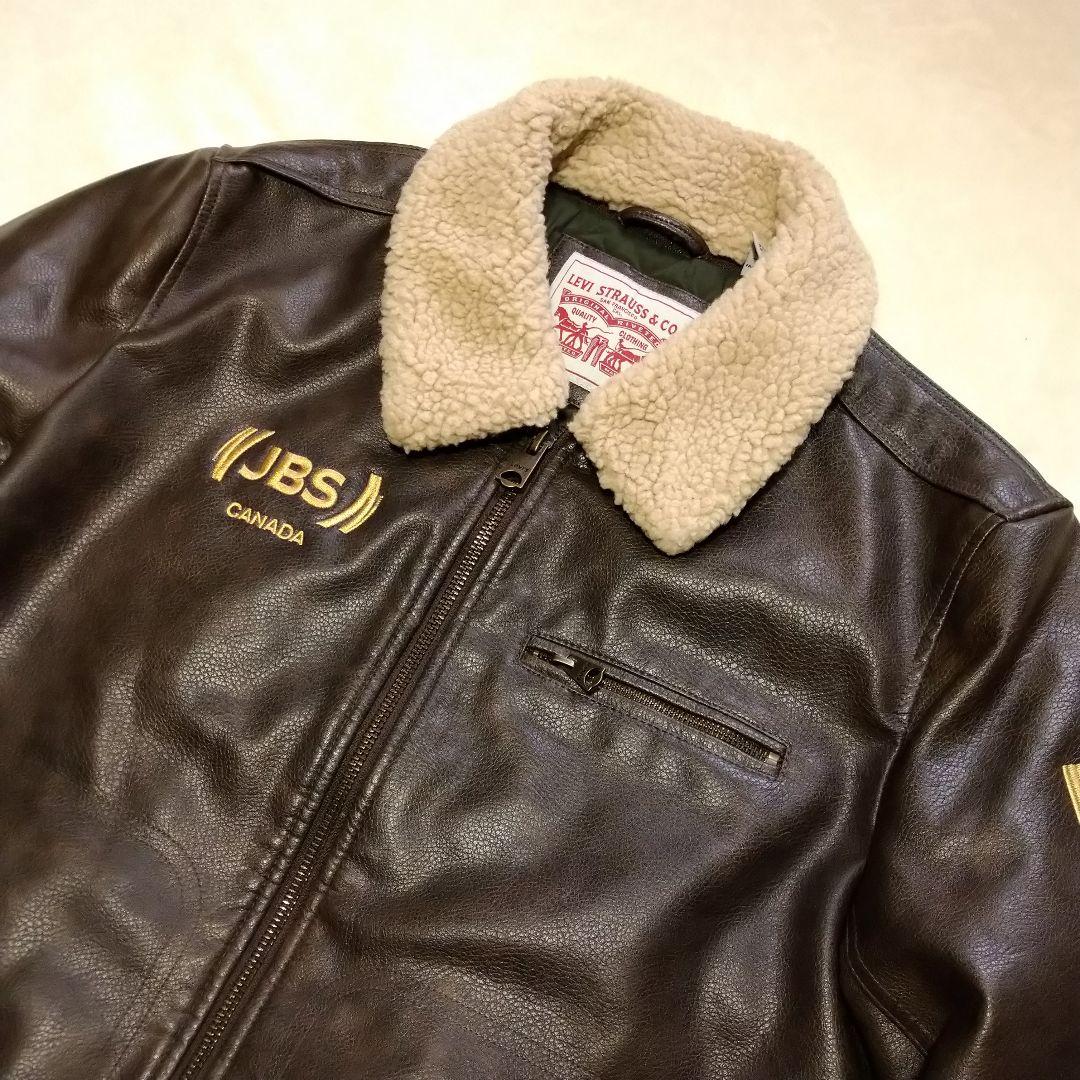 ジャケット・アウター Levi's PU Leather Bomber Jacket