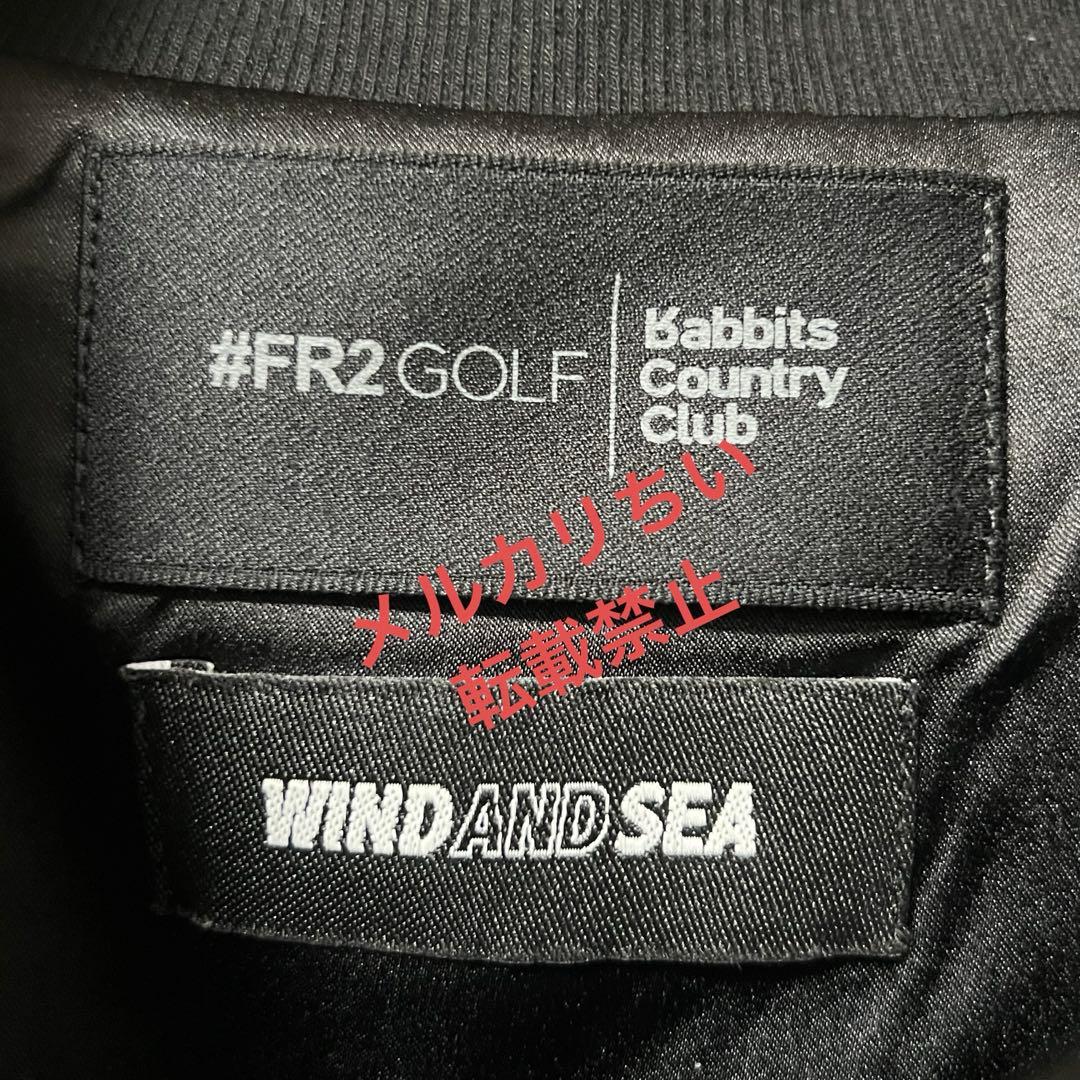 【完売品】 WIND AND SEA × FR2 GOLF ペイズリー パーカー