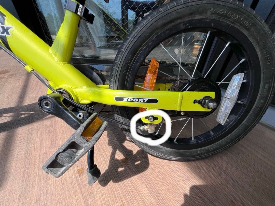 STRIDER ストライダー 14x LIME YELLOWグリップカスタム