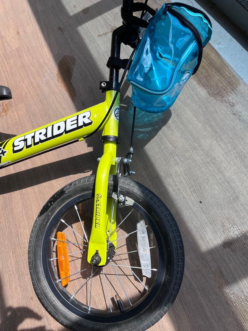 STRIDER ストライダー 14x LIME YELLOWグリップカスタム