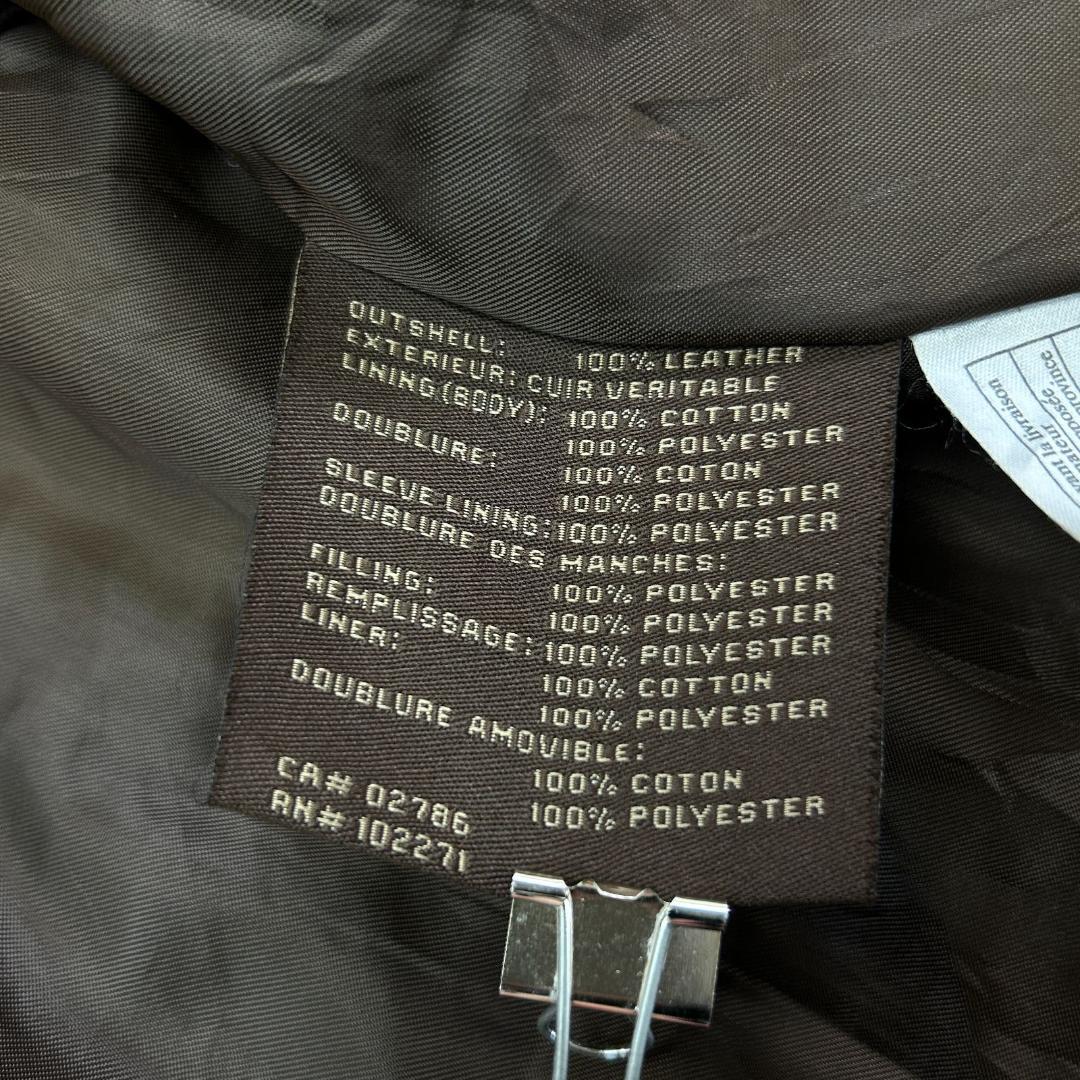 h*y様 columbia　レザーカーコート　レザージャケット　古着　ブラウン