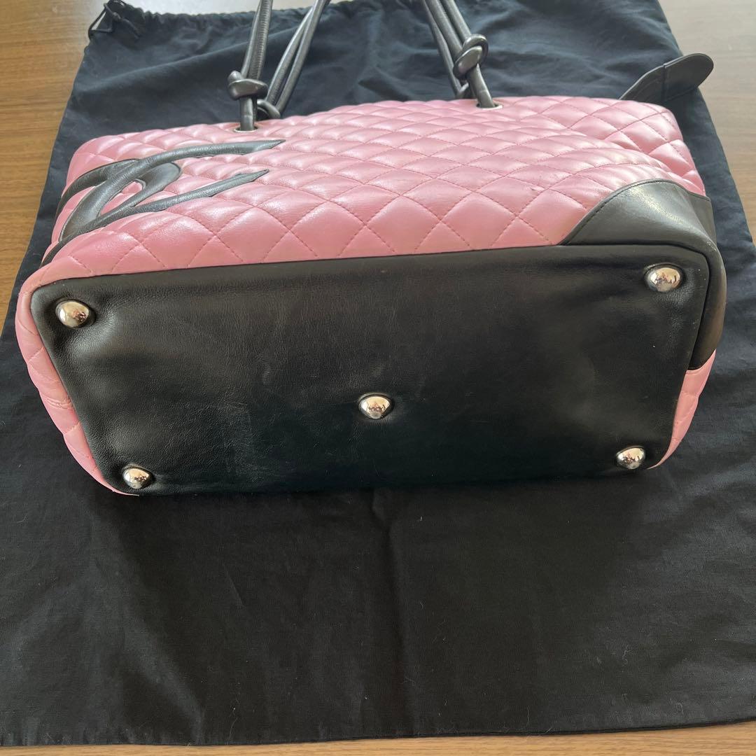 最終値下げ CHANEL シャネル ココマーク カンボンライン トートバック