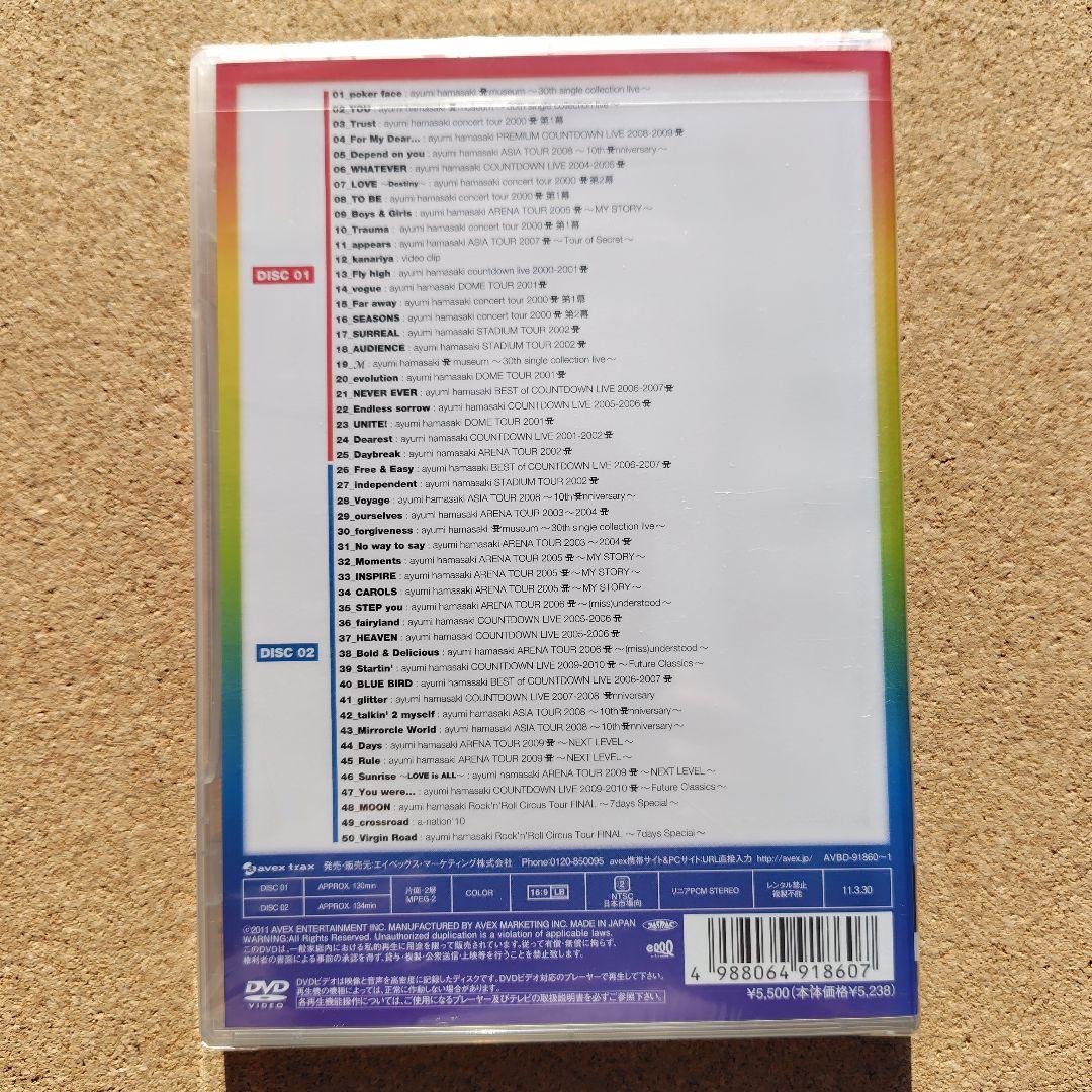 新品　浜崎あゆみ A 50 SINGLES ～LIVE SELECTION～