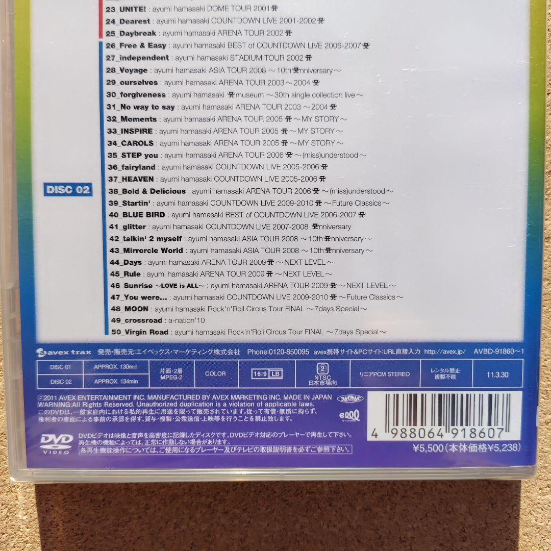 新品　浜崎あゆみ A 50 SINGLES ～LIVE SELECTION～