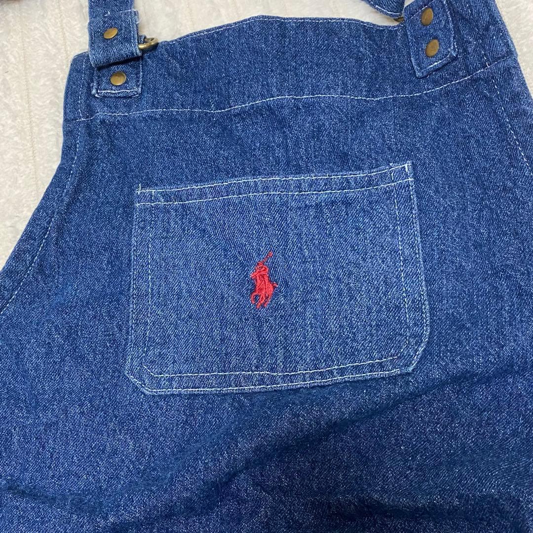 Ralph Lauren ラルフローレン デニム エプロン ブルー