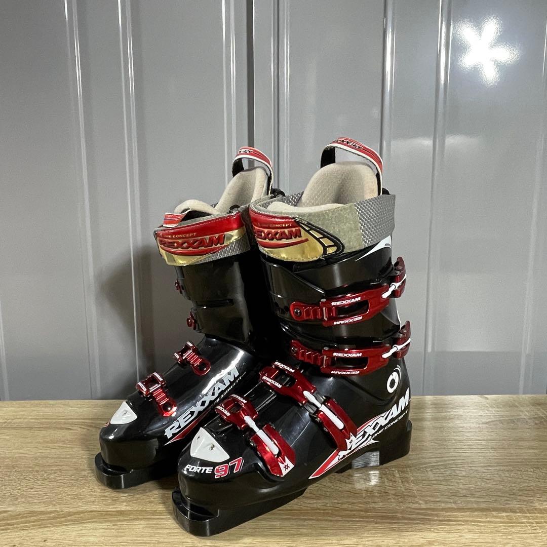 NORDICA165cm REXXAM26/26.5cmストック付きスキーセット