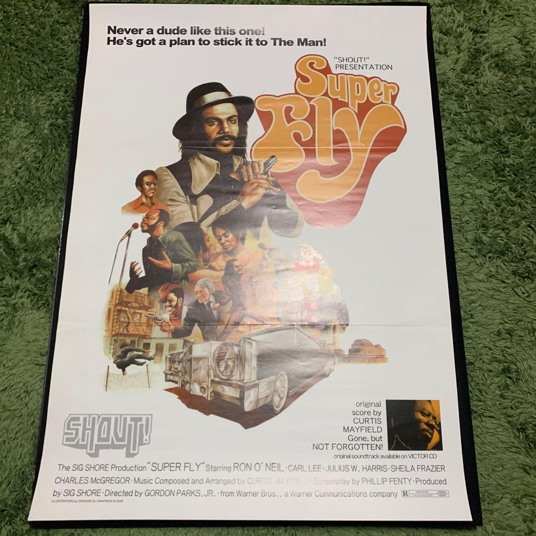 SUPERFLY POSTER ポスター curtis mayfield レア