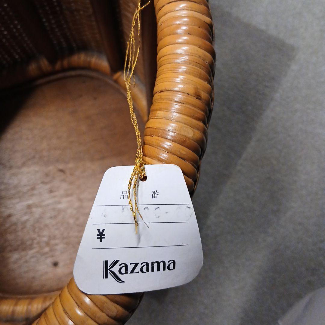 ラタン製 蓋付き収納バスケットカザマKAZAMA スツール