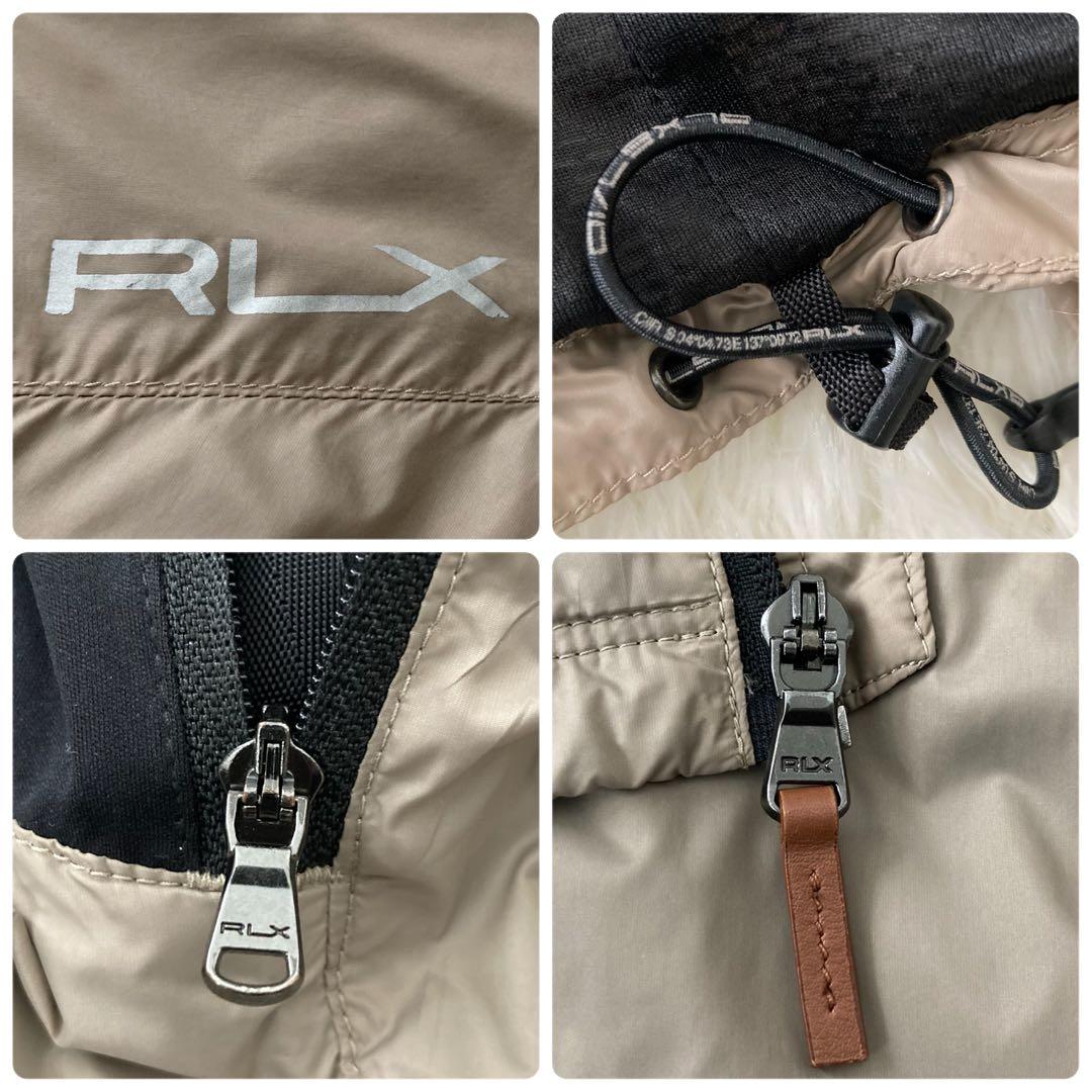 RLX ラルフローレン フルジップ ジャケット メンズ S ゴルフ ベージュ