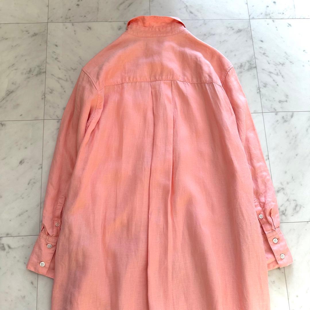 美品 定価3.4万円　ウィムガゼット ラミー リネンシャツワンピース 36