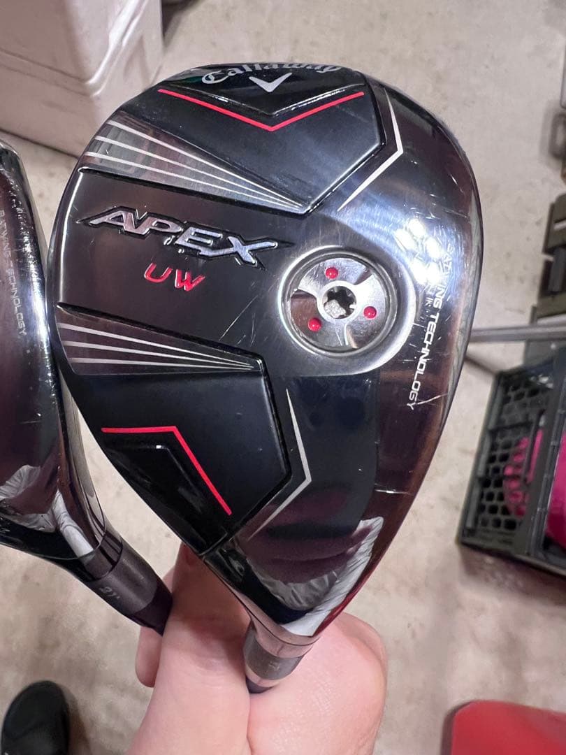 キャロウェイ　APEX UW 17度&21度　24ベンタスブルー7s 保証書つき