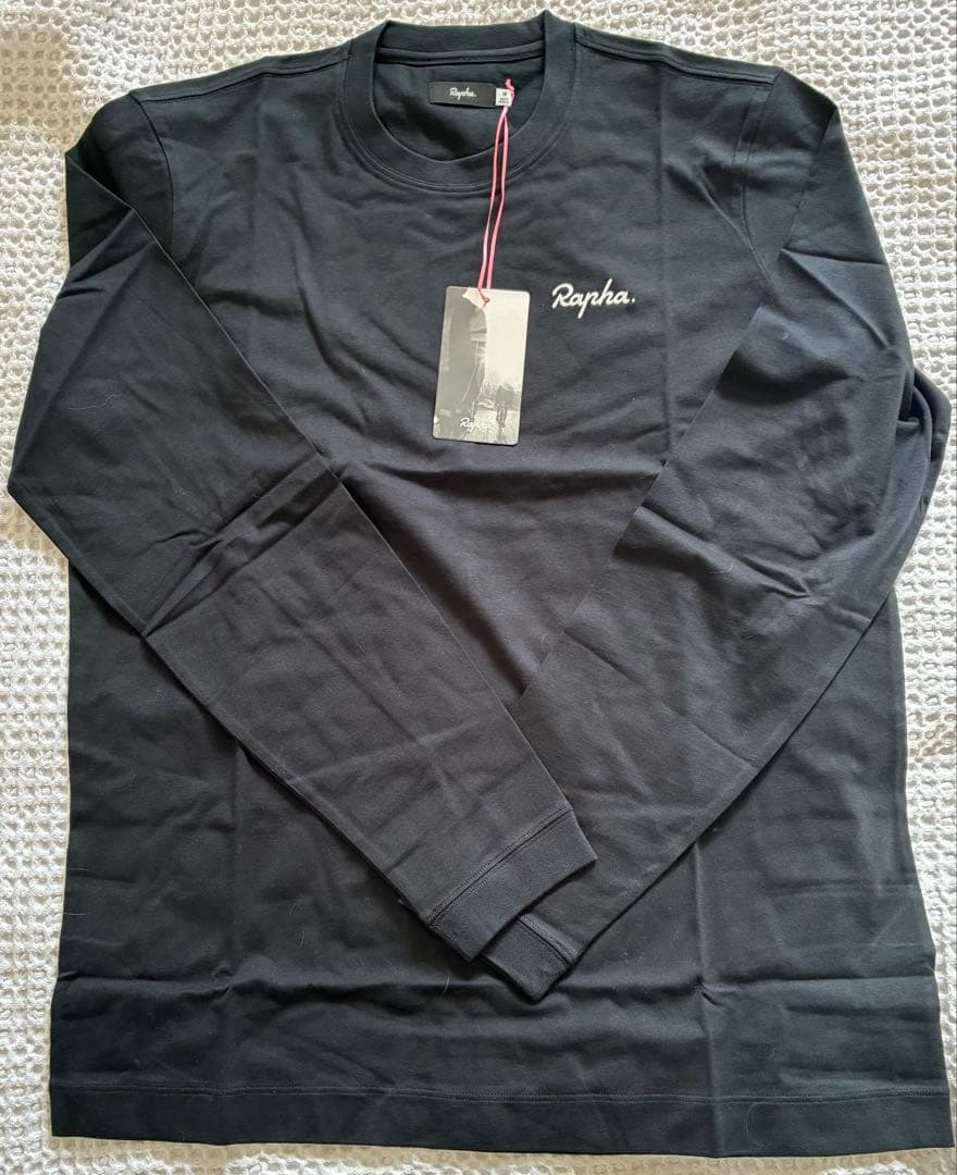 Rapha LOGO LONGスリーブTシャツ　Mサイズ　ブラック