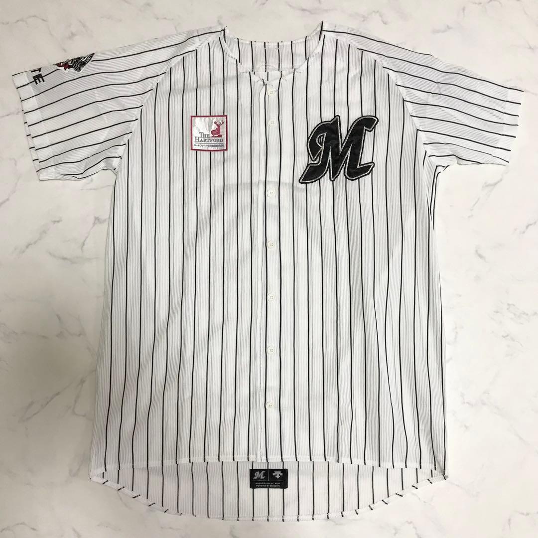 【美品】千葉ロッテマリーンズ プロコレ ユニフォーム アジアチャンピオン NPB