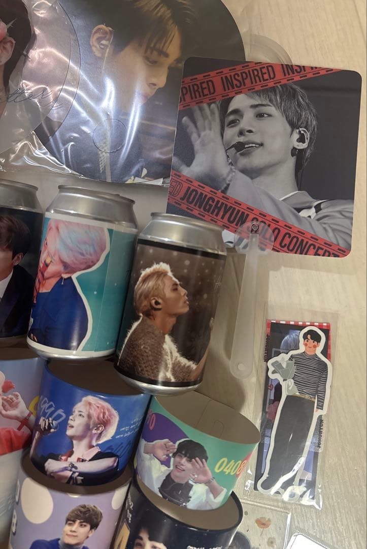 SHINee ジョンヒョン カップホルダー うちわ ペンカフェ