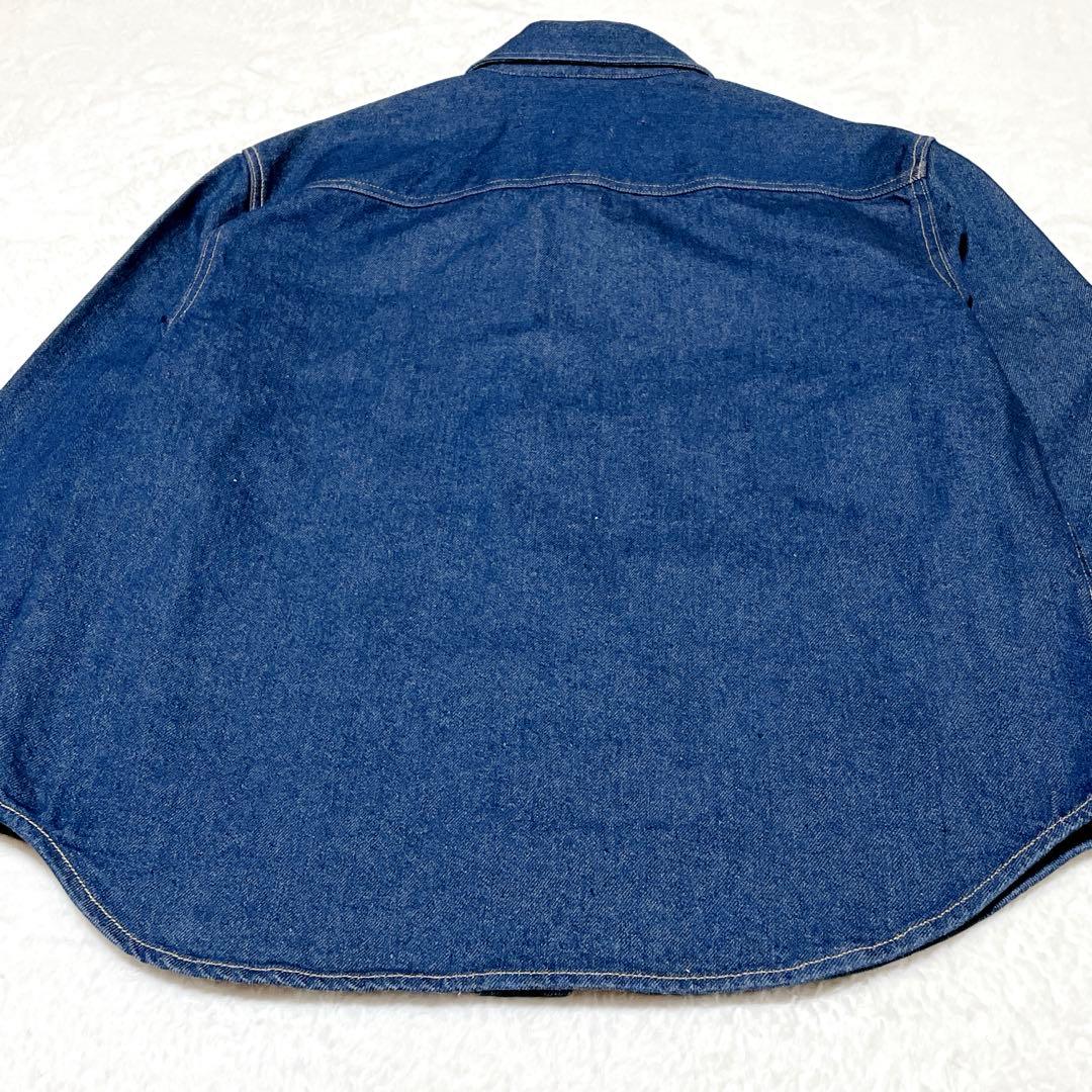 【美品】  ジョングク着用　リラックスリニアデニムシャツ
