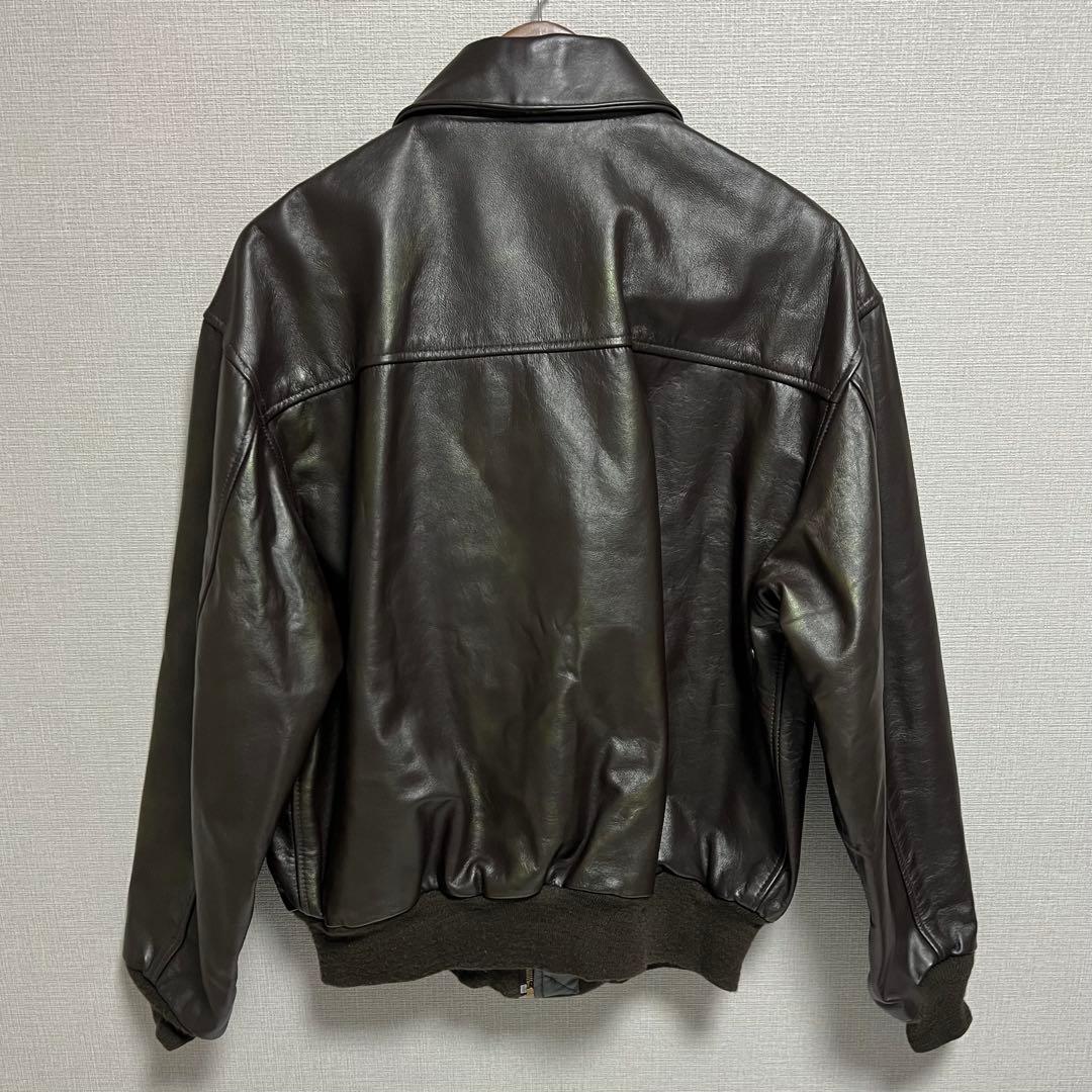 AVIREX A-2 ブラウン レザージャケット