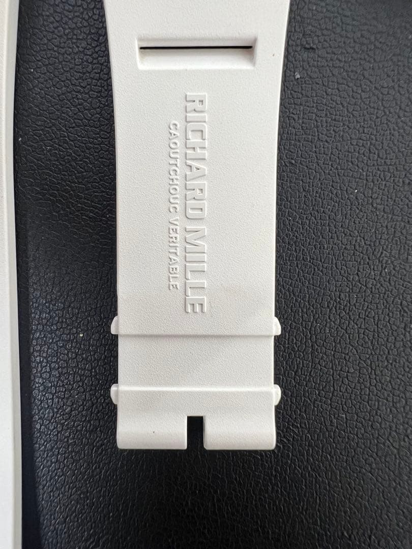Richard Mille リシャールミル　ラバーベルト　ホワイト　11Ｍ