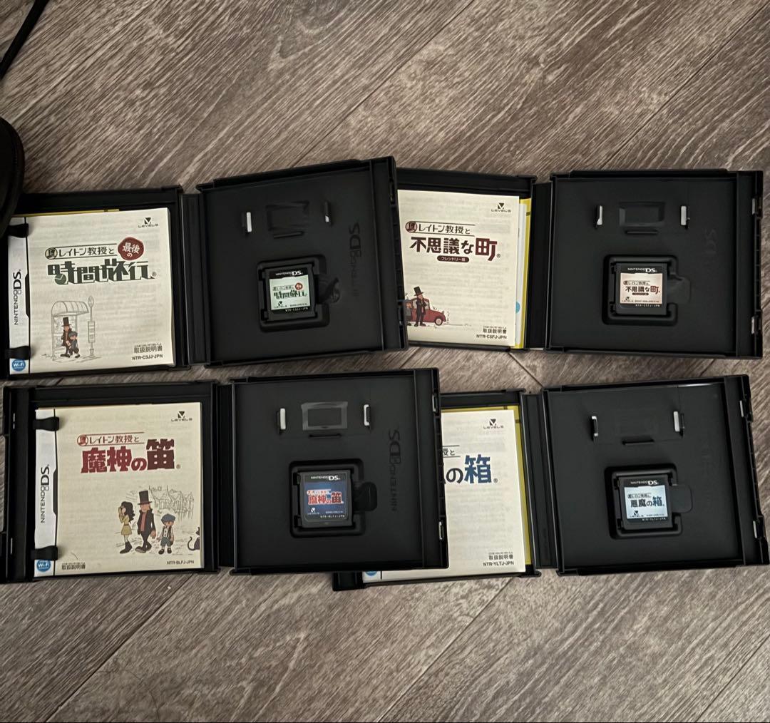 レイトン教授 DS 3DS Nintendo ソフト　コンプ　セット　謎解き
