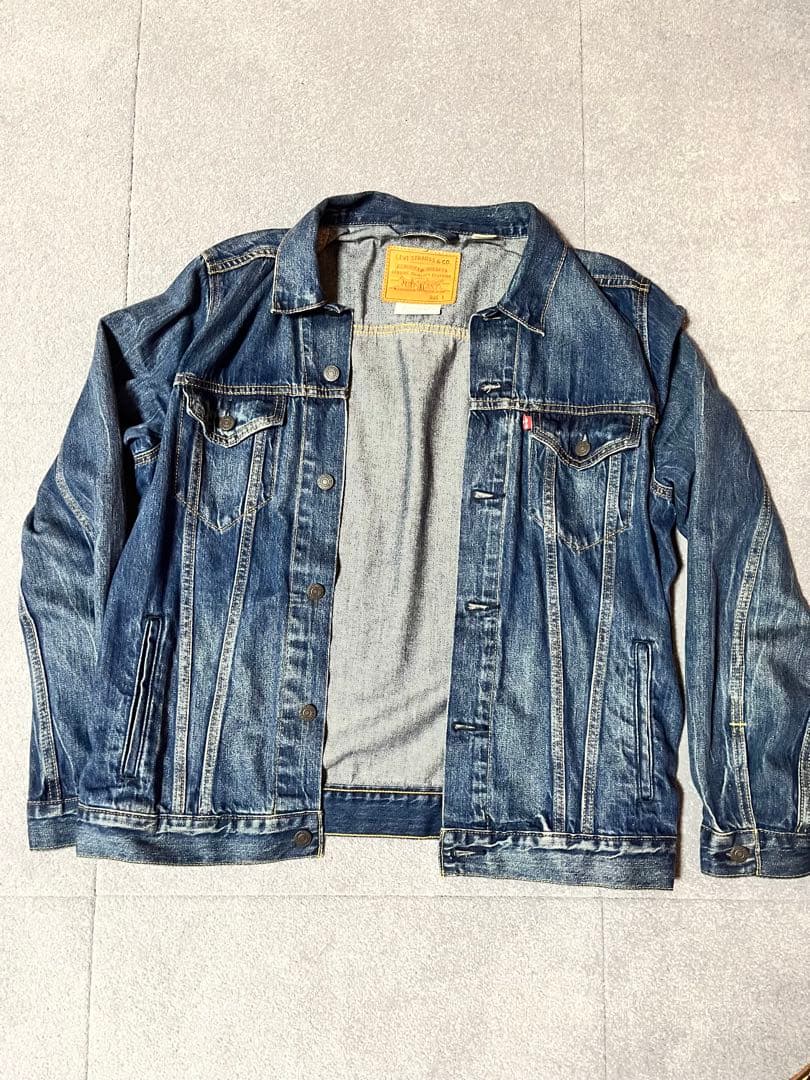 Levi's PREMIUM デニムジャケット トラッカージャケット L 濃紺