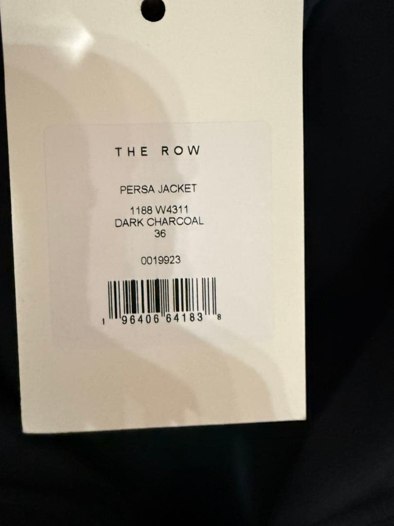 オニオン25A/W the row persa コットンジャケット