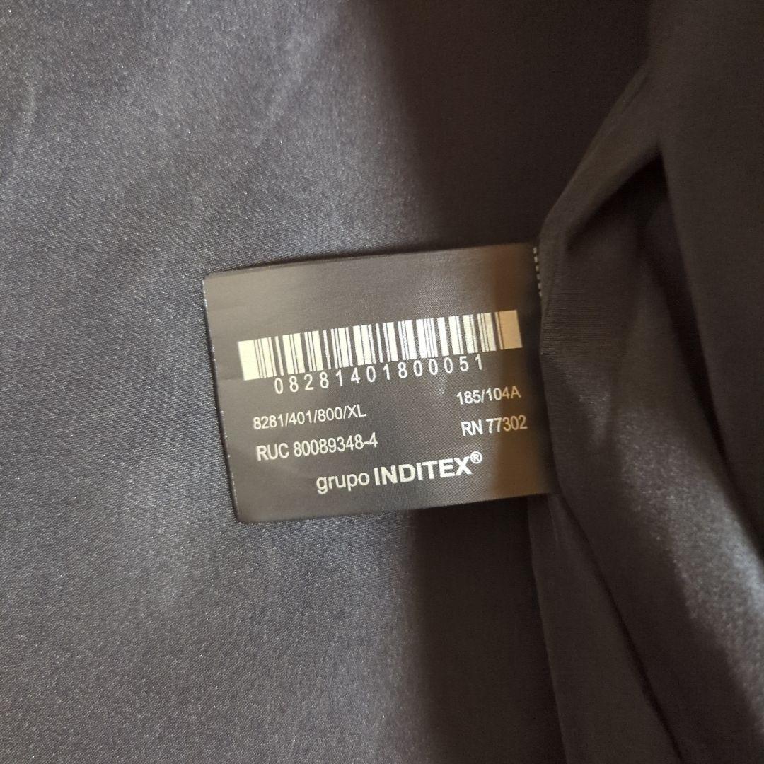 美品　ZARA　フェイクレザー　ジャケット　希少サイズ　黒　big