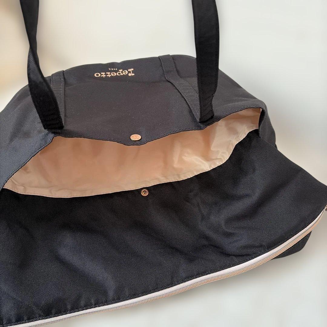 レペット　トートバック2way ダンスバック　黒ナイロンバック美品　ママバック
