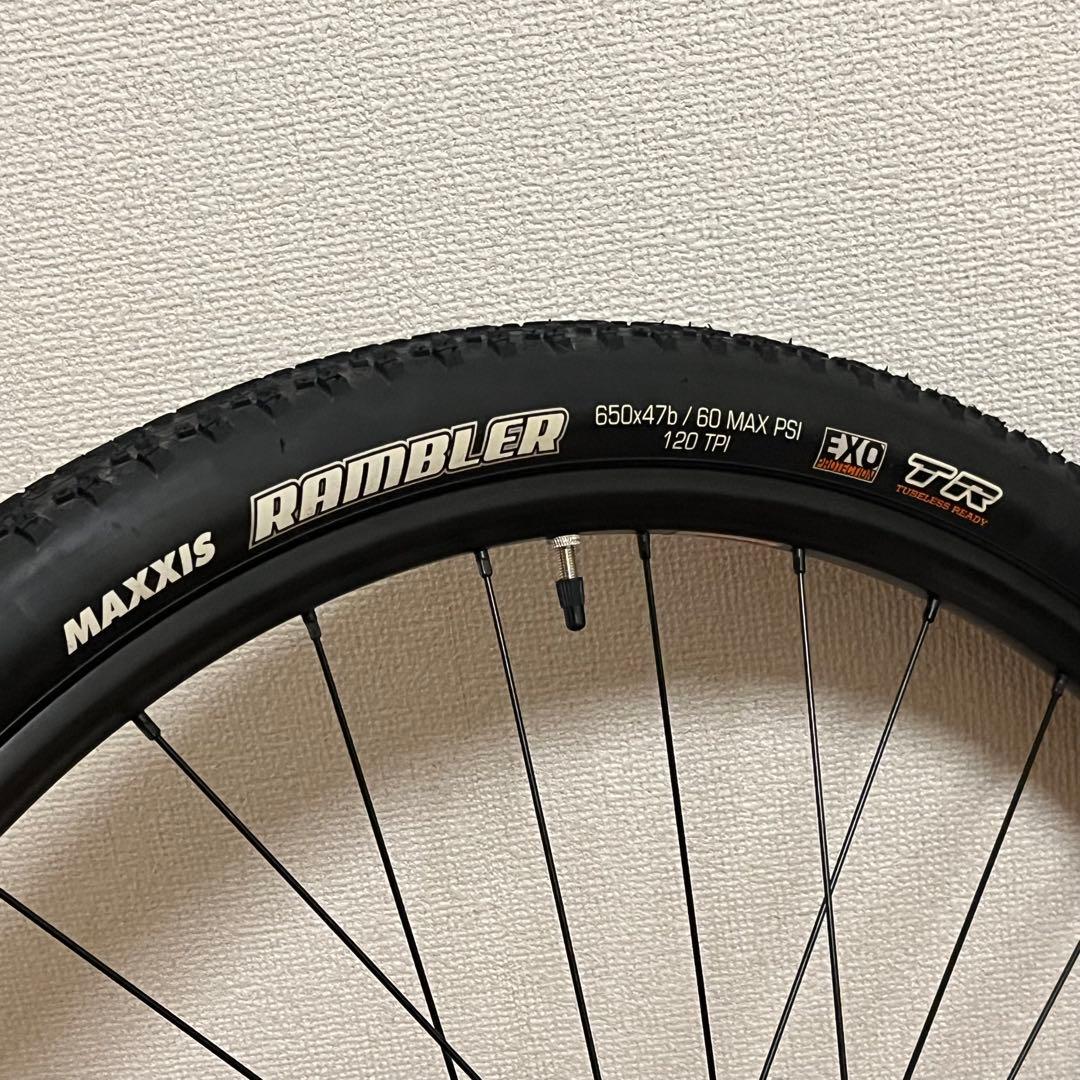 MAXXIS Ramble 650×47c × WTB ホイールセット