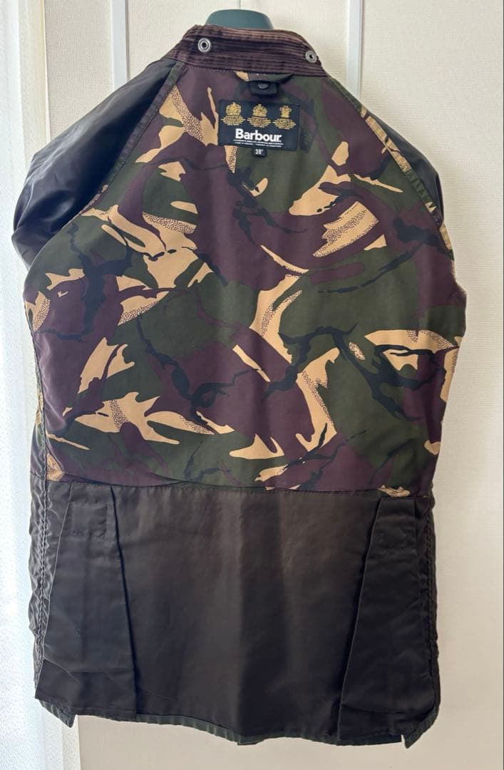【メンズ】定番Barbour クラシックワックスジャケット オリーブグリーン38