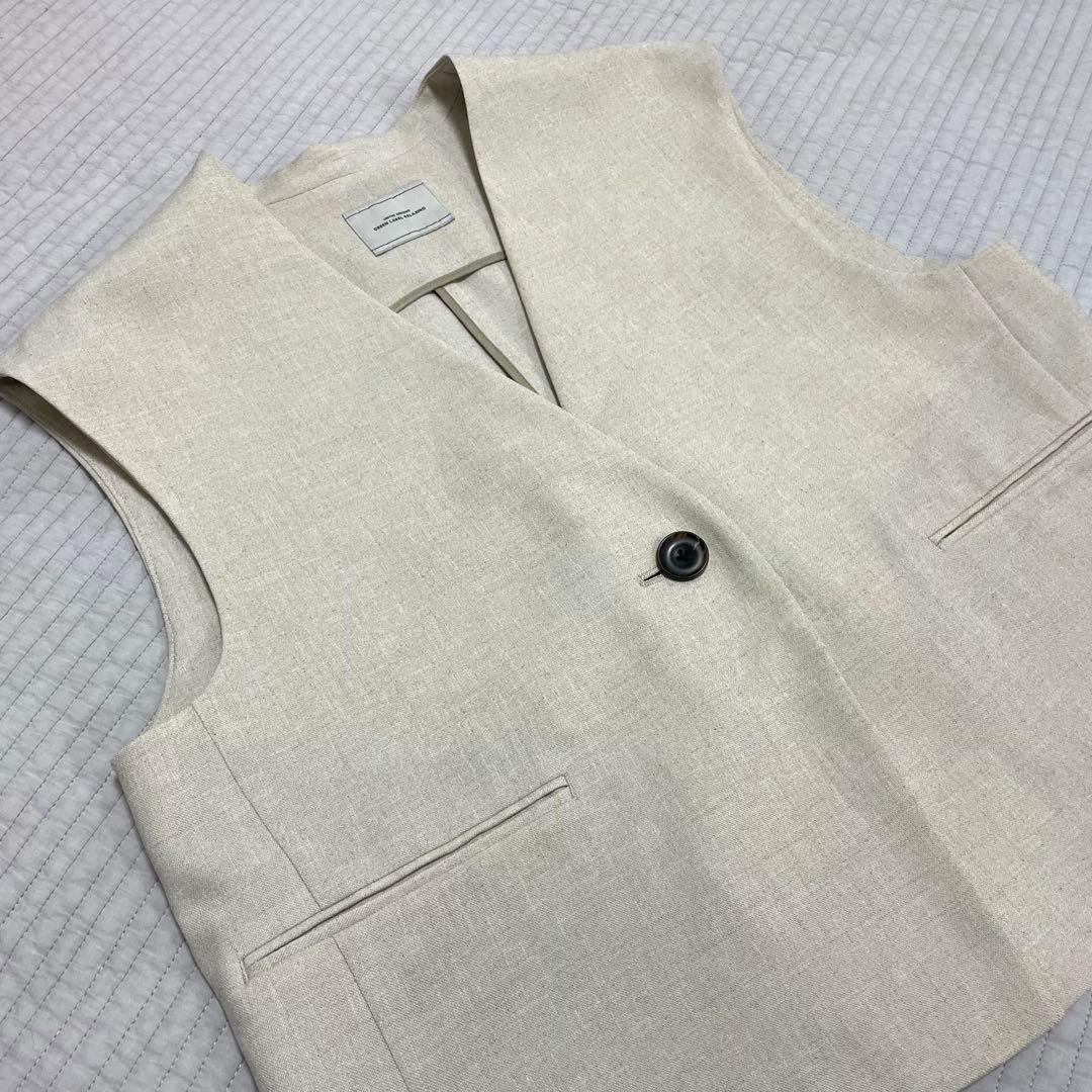 green label relaxing スラブオックス ジレ　ウォッシャブル