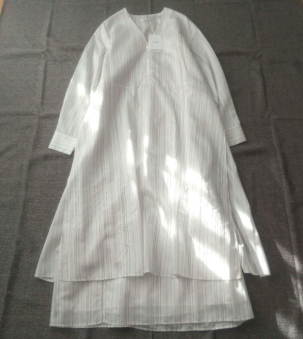 【新品】CLANE クラネ 2WAYストライプワンピース マキシ S～M